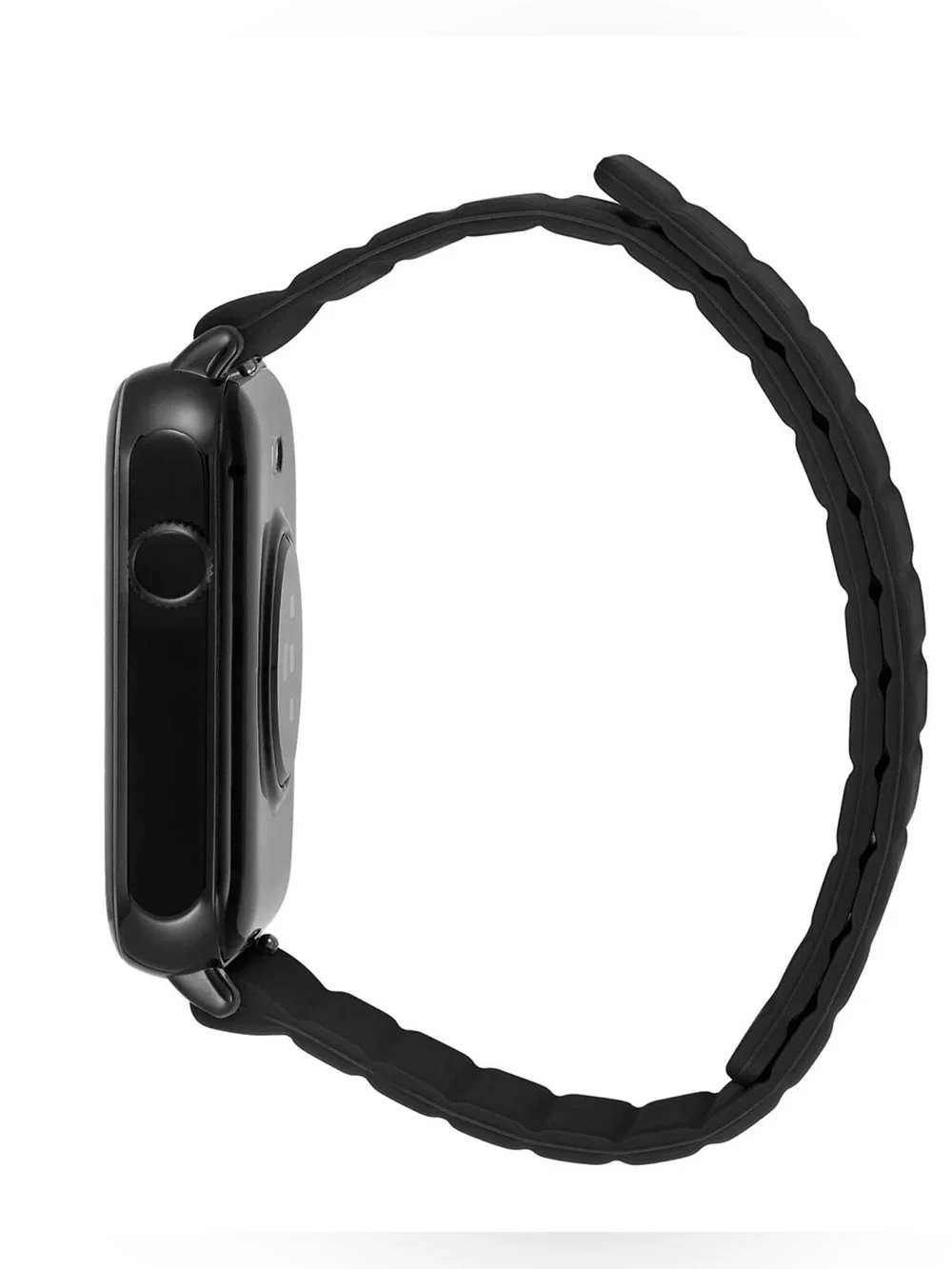 Armitron Connect Matrix Black Silicone Smartwatch, 44mm
